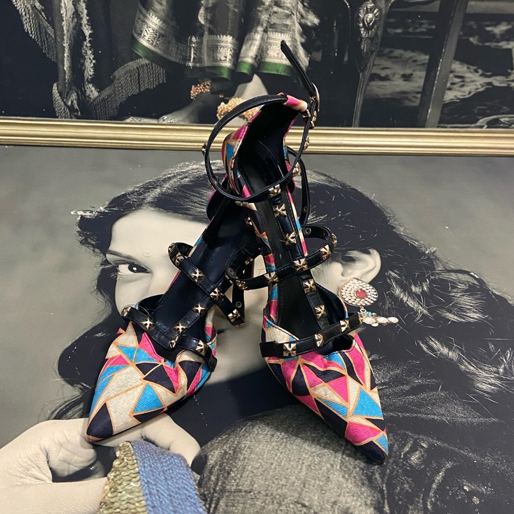 Heels . Size - 245. EUR-39 - Picture 2 of 14